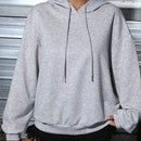Ezwear sudadera informal tipo streetwear con lema, con corte holgado, estampado negro y rosa, para mujer, otono invierno