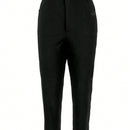Pantalones ajustados de unicolor sencillos para uso diario para mujer