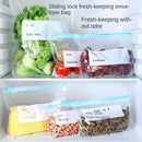 Bolsas de almacenamiento de alimentos para la organización de la cocina de material PET, 10 unidades - Bolsas de sellado al vacío reutilizables y resistentes a fugas