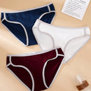 Tanga casual para mujer con recorte de bloques de color
