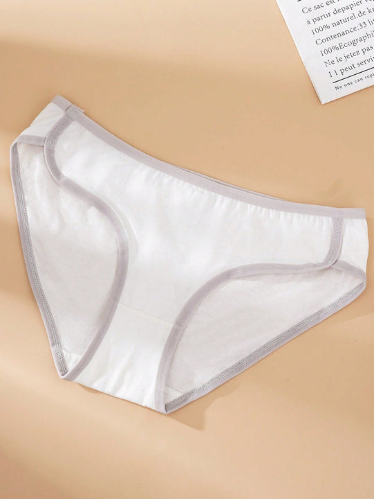 Tanga casual para mujer con recorte de bloques de color