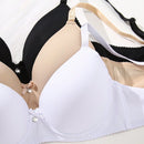 5 piezas/set sujetadores inalambricos sencillos con rayas verticales solidas para mujeres
