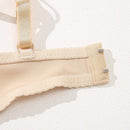 5 piezas/set sujetadores inalambricos sencillos con rayas verticales solidas para mujeres