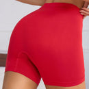 Pantalones cortos de seguridad de alta cintura, sin costuras, de moda, para deportes, yoga y fitness para mujeres