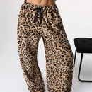 Ezwear pantalones de felpa de unicolor para mujer, para otono/invierno