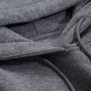 Dazy sudadera larga con capucha, holgada, con cordon y estampado de eslogan casual para mujer, otono