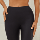1 pieza pantie de tiro alto sin costuras para mujer, color negro