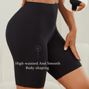 1 pieza pantie de tiro alto sin costuras para mujer, color negro