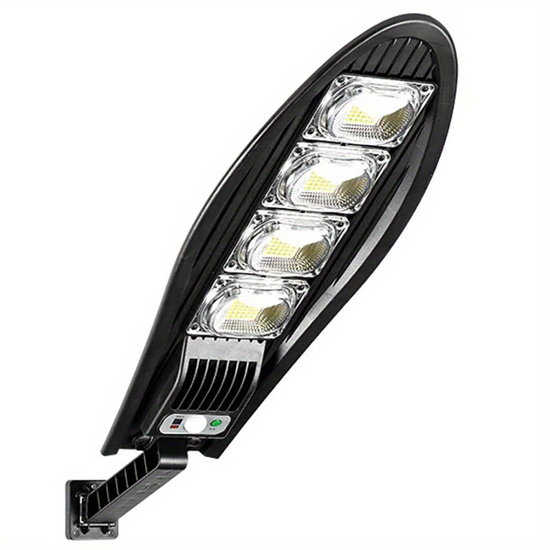 Lámpara solar LED para exteriores con sensor de movimiento ANKRIYUL, luz de seguridad COB para jardín, garaje, patio y área trasera, incluye control remoto