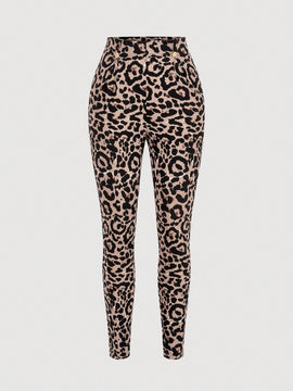 Pantalones casuales de traje negro de cintura alta para mujer con ajuste cenido y piernas anchas de 7-9cm