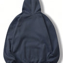 Essnce sudadera con capucha informal con cordon y estampa de letras, talla grande, para otono/invierno