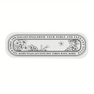 Alfombrilla de baño absorbente de gel de sílice: Soporte para cepillos de dientes y jabón para baño - 22,5 cm x 8,86 pulgadas
