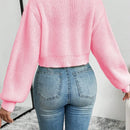 Essnce cardigan informal de mujer con botones delanteros y estampado de flores, apropiado para el uso diario en otono/invierno