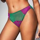 Opulent queen tanga sexy de color contrastante para mujer