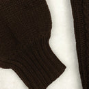 Moosta cardigan informal de manga de globo con nudo delantero de unicolor para otono/invierno