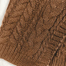 Moosta cardigan informal de manga de globo con nudo delantero de unicolor para otono/invierno
