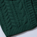 Moosta cardigan informal de manga de globo con nudo delantero de unicolor para otono/invierno