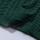 Moosta cardigan informal de manga de globo con nudo delantero de unicolor para otono/invierno