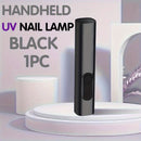 1pc Lámpara LED Portátil para Uñas, Recargable por USB, Secador de Esmalte Rápido con Temporizador Digital y Manualidad Mini para Viajes, Ideal para el Hogar