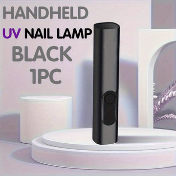 1pc Lámpara LED Portátil para Uñas, Recargable por USB, Secador de Esmalte Rápido con Temporizador Digital y Manualidad Mini para Viajes, Ideal para el Hogar