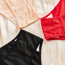 3 piezas pantis de unicolor para mujer, pantalones triangulares deportivos y casuales para ir y venir