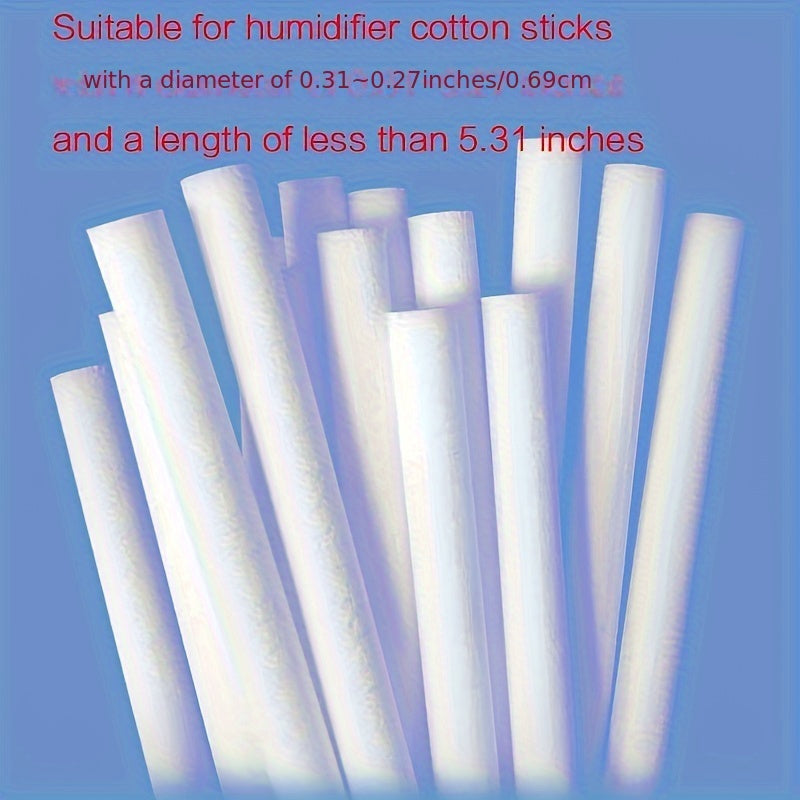 20 piezas de mechas de algodón universales para humidificador, compatibles con varios modelos, cortables a medida, fáciles de instalar, filtros duraderos