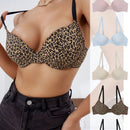 5 piezas sujetadores estampado de leopardo comodos y de soporte para uso diario, colores surtidos