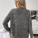 Frenchy chaqueta de punto grueso informal para mujer, otono/invierno