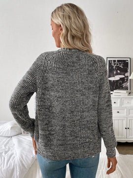Frenchy chaqueta de punto grueso informal para mujer, otono/invierno