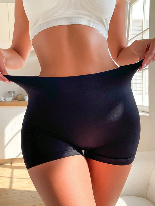 1 pieza ropa interior de mujer de cintura alta minimalista sin costuras