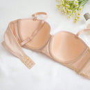 Conjunto de 5 piezas de sujetadores minimalistas de unicolor para mujer