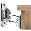 10 paquetes de anclajes para muebles para niños, soporte de pared seguro de 181,44 kg, cerradura de gabinete, a prueba de bebés, antivuelco, correa para terremotos, metal pulido, cerraduras para muebles del hogar