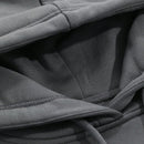 Dazy sudadera con capucha corta de unicolor informal para mujer, de manga larga, para otono/invierno