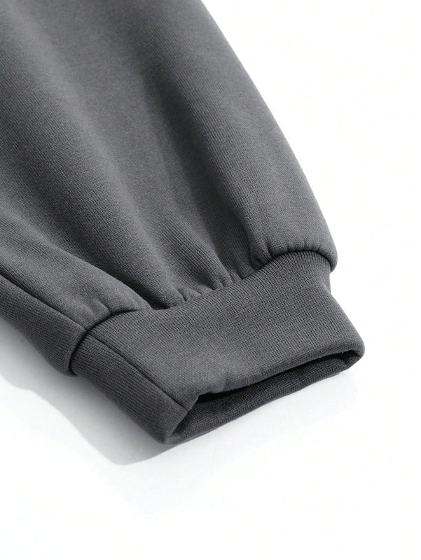 Dazy sudadera con capucha corta de unicolor informal para mujer, de manga larga, para otono/invierno