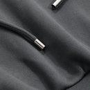 Dazy sudadera con capucha corta de unicolor informal para mujer, de manga larga, para otono/invierno