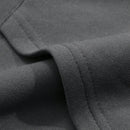 Dazy sudadera con capucha corta de unicolor informal para mujer, de manga larga, para otono/invierno