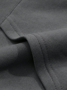Dazy sudadera con capucha corta de unicolor informal para mujer, de manga larga, para otono/invierno