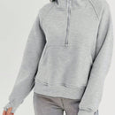 Sudaderas con media cremallera para mujer, sudaderas con capucha cropped, sudaderas de forro polar