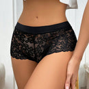 1 pieza calzoncillo sexy de encaje y ajustado para mujer