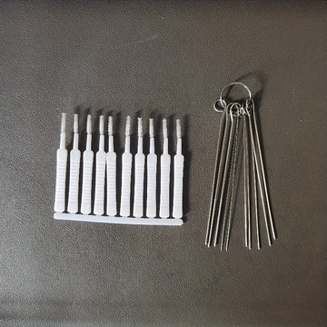 Juego de 2 herramientas multiusos para limpiar cabezales de ducha, cepillo para limpieza de orificios pequeños y accesorios funcionales para espacios estrechos