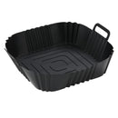 Revestimiento de Silicona Reutilizable para Freidora de Aire de 22.0cm - Perfecto para Pizza, Pollo Frito y Más - Accesorio Duradero para Horno para Cocinar de Forma Saludable