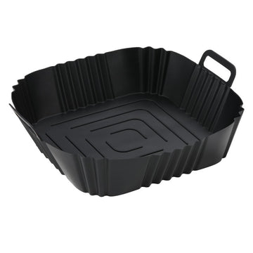 Revestimiento de Silicona Reutilizable para Freidora de Aire de 22.0cm - Perfecto para Pizza, Pollo Frito y Más - Accesorio Duradero para Horno para Cocinar de Forma Saludable
