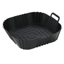 Revestimiento de Silicona Reutilizable para Freidora de Aire de 22.0cm - Perfecto para Pizza, Pollo Frito y Más - Accesorio Duradero para Horno para Cocinar de Forma Saludable