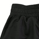 Pantalones deportivos casuales y versatiles para mujer con estampado de retazos y cordon en la cintura