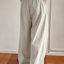 Dazy pantalones anchos de pana con bolsillos sueltos de unicolor para mujeres