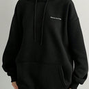 Dazy sudadera con capucha estampada simple para mujeres