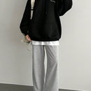 Dazy sudadera con capucha estampada simple para mujeres