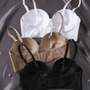 3 piezas/set camisetas sin tirantes romanticas y sexys sin costuras con tirante ajustable, para verano