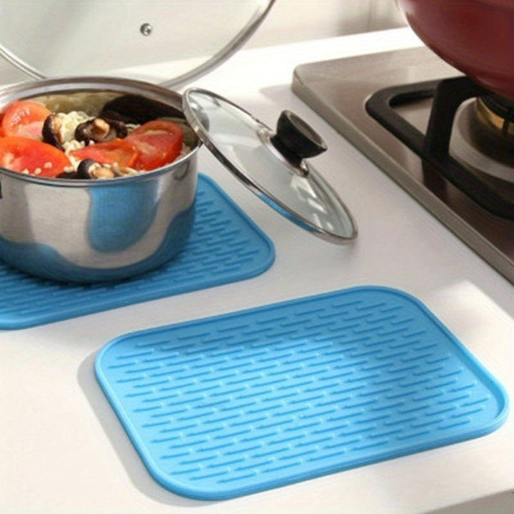 1/3pcs Alfombrillas de Silicona Resistentes al Calor, Placemats sin Contacto con Alimentos, Alfombras Decorativas para la Mesa para Cocina y Comedor, Soportes Creativos para Tazas y Platos, Aislamiento Térmico, Ideales para Navidad, Pascua, Acción de Gra