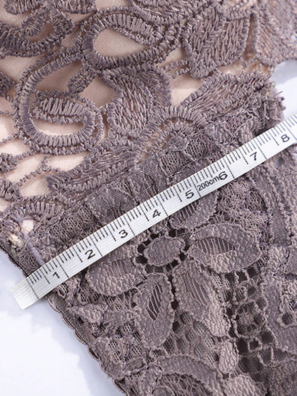 Nuevo sujetador inalambrico gris para mujer con escote cruzado y efecto push up
